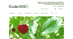 Desktop Screenshot of incredibleseeds.ca